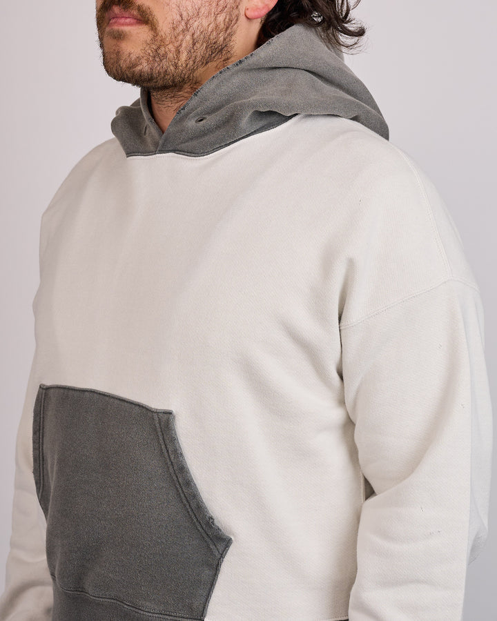 visvim Fellow 2-Tone Hoodie Crash Black