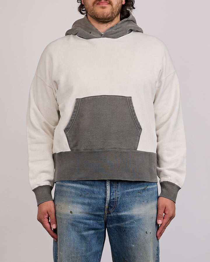 visvim Fellow 2-Tone Hoodie Crash Black
