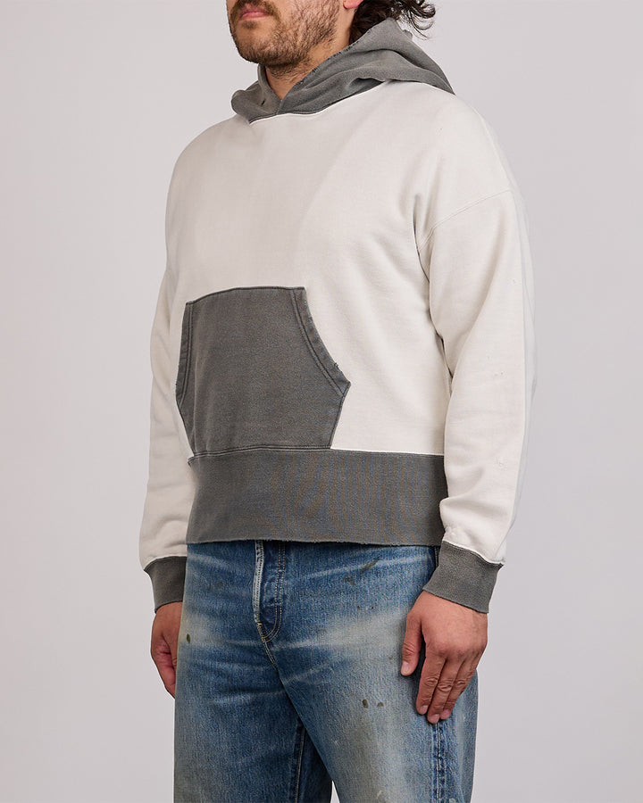 visvim Fellow 2-Tone Hoodie Crash Black