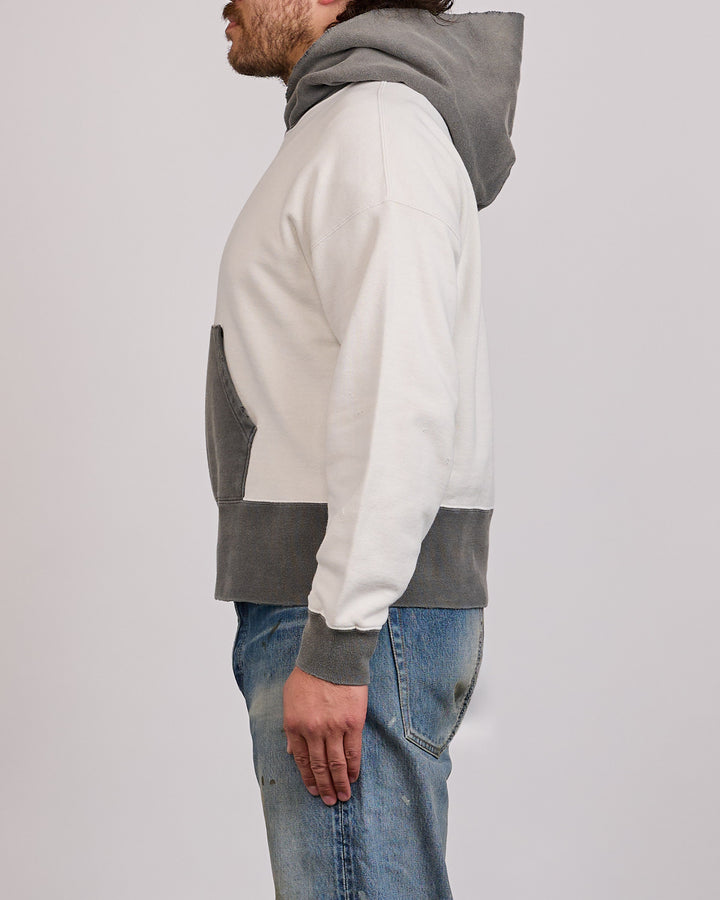 visvim Fellow 2-Tone Hoodie Crash Black