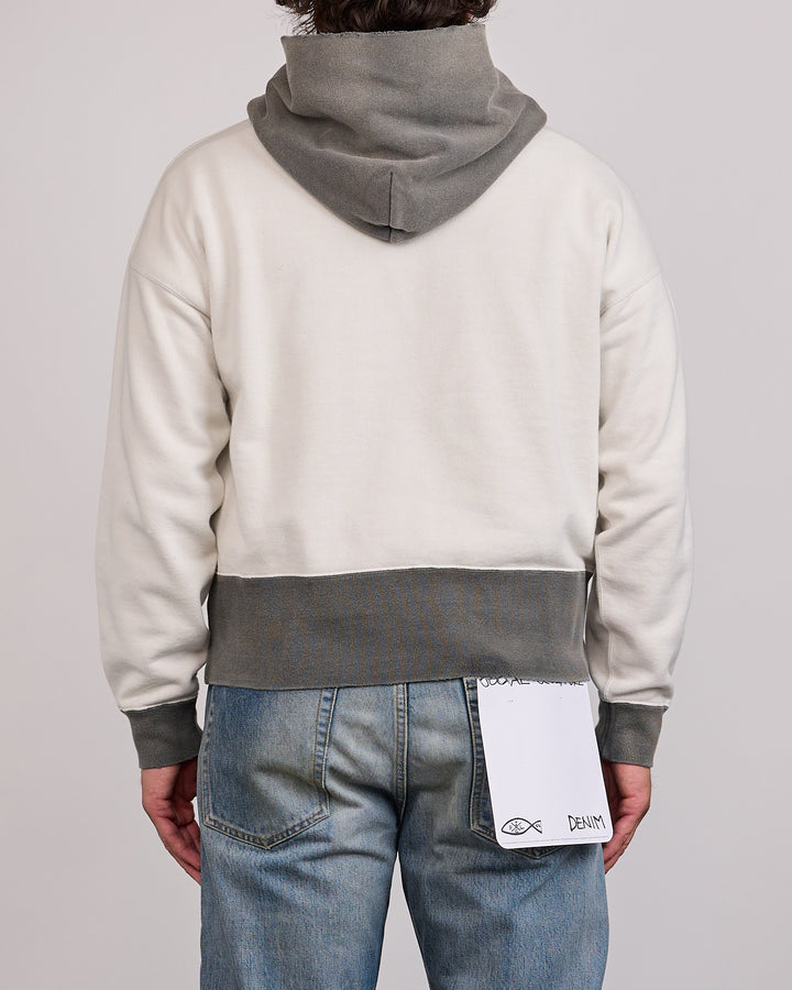 visvim Fellow 2-Tone Hoodie Crash Black