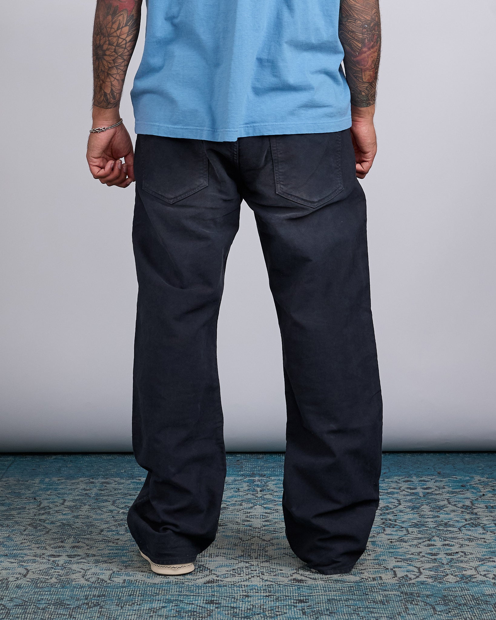 パンツ VISVIM FLUXUS 01 EX WIDE G.CORDS size3 visvim Fluxus 01 Wide G.Cords Pant Black – LESS 17