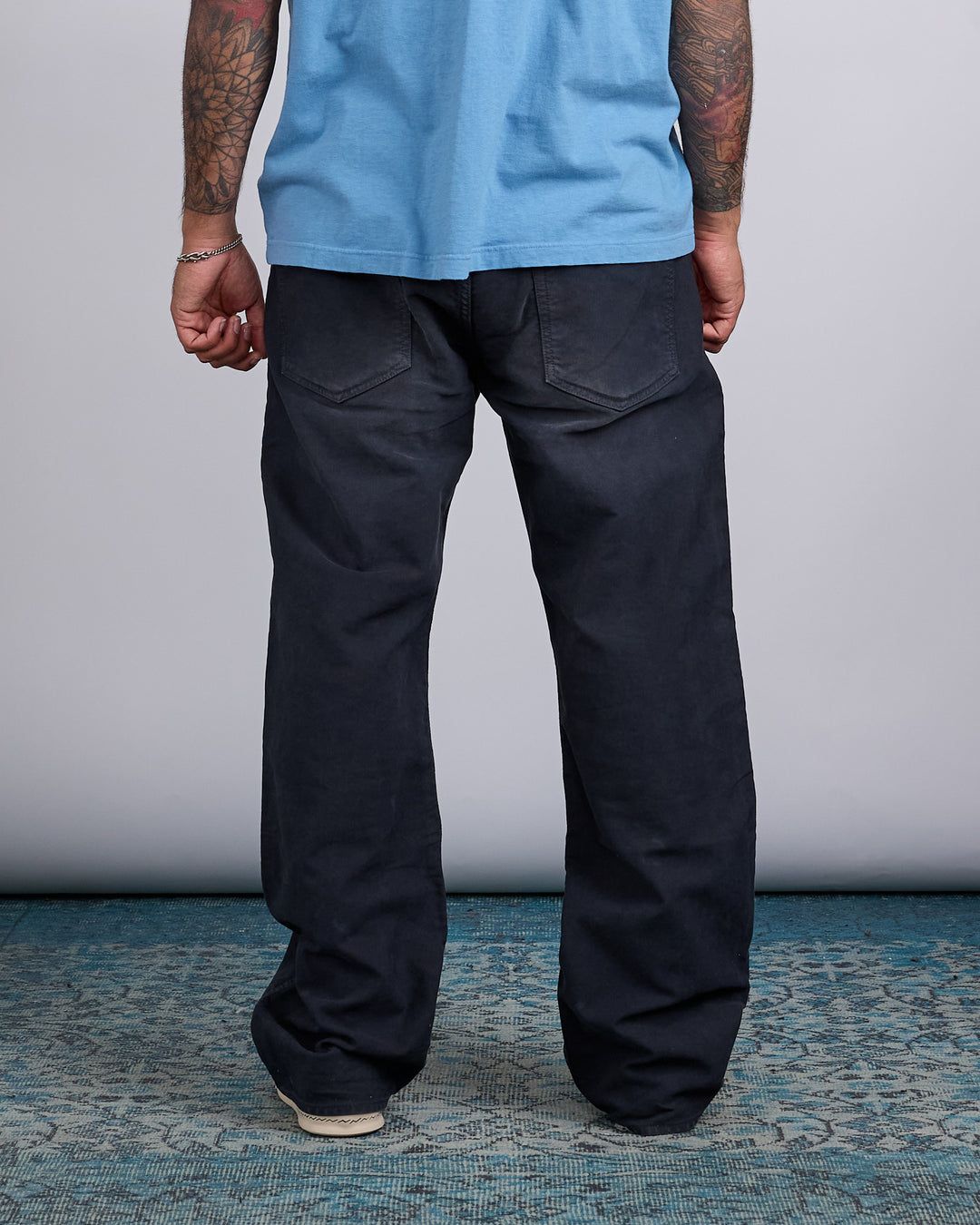 visvim Fluxus 01 Wide G.Cords Pant Black