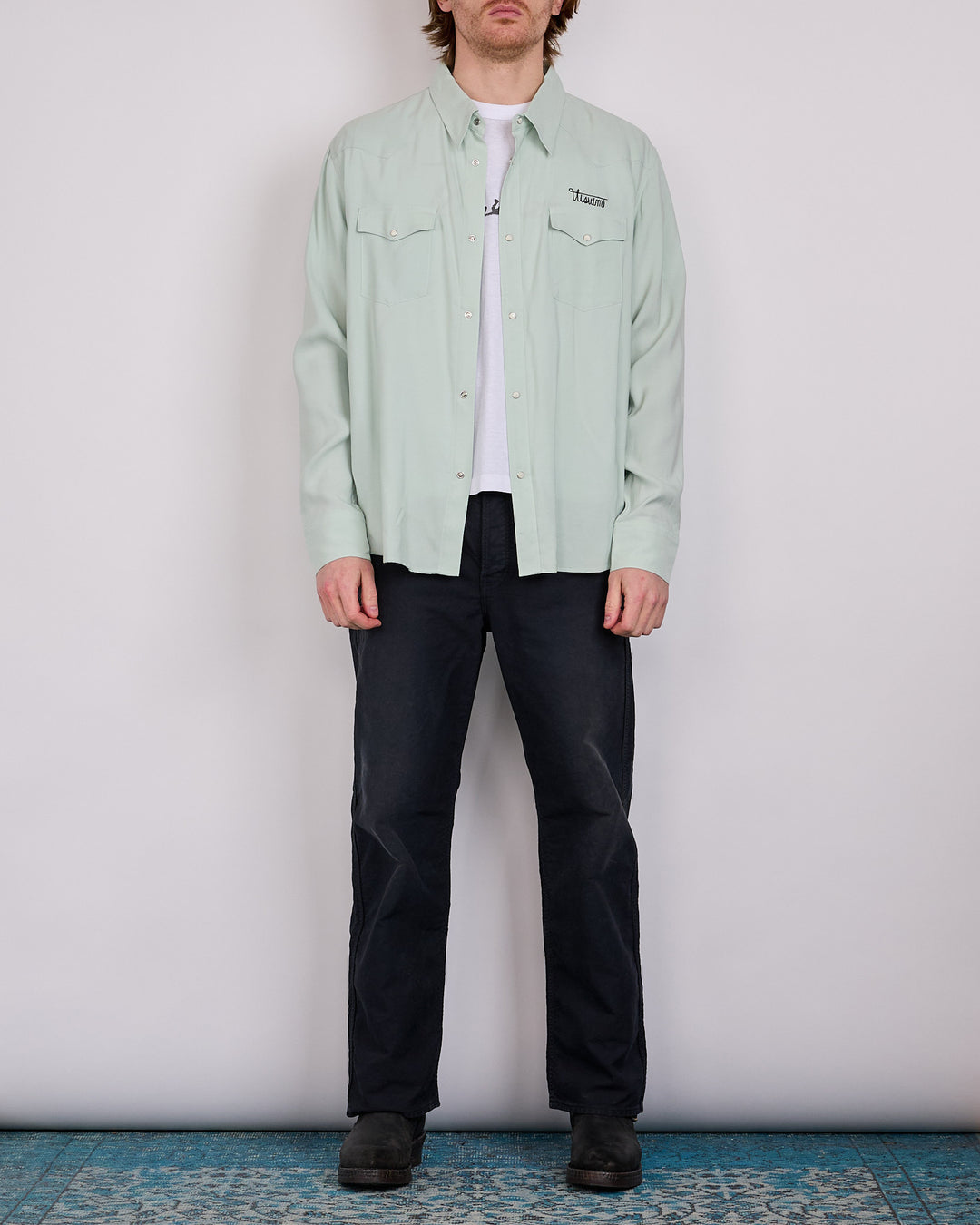 visvim Fluxus 01 Wide Pant G.Cords Black