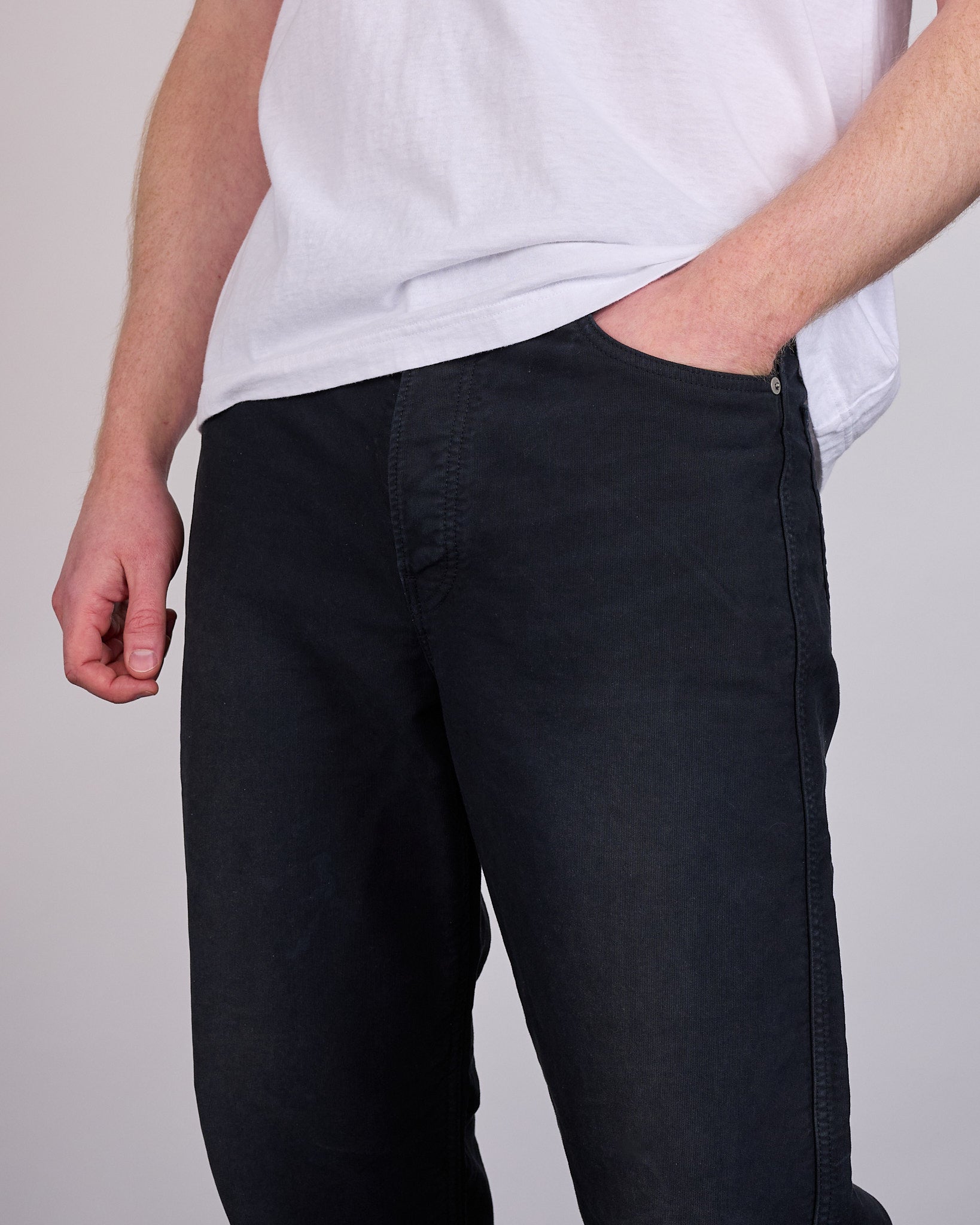 visvim Fluxus 01 Wide Pant G.Cords Black – LESS 17