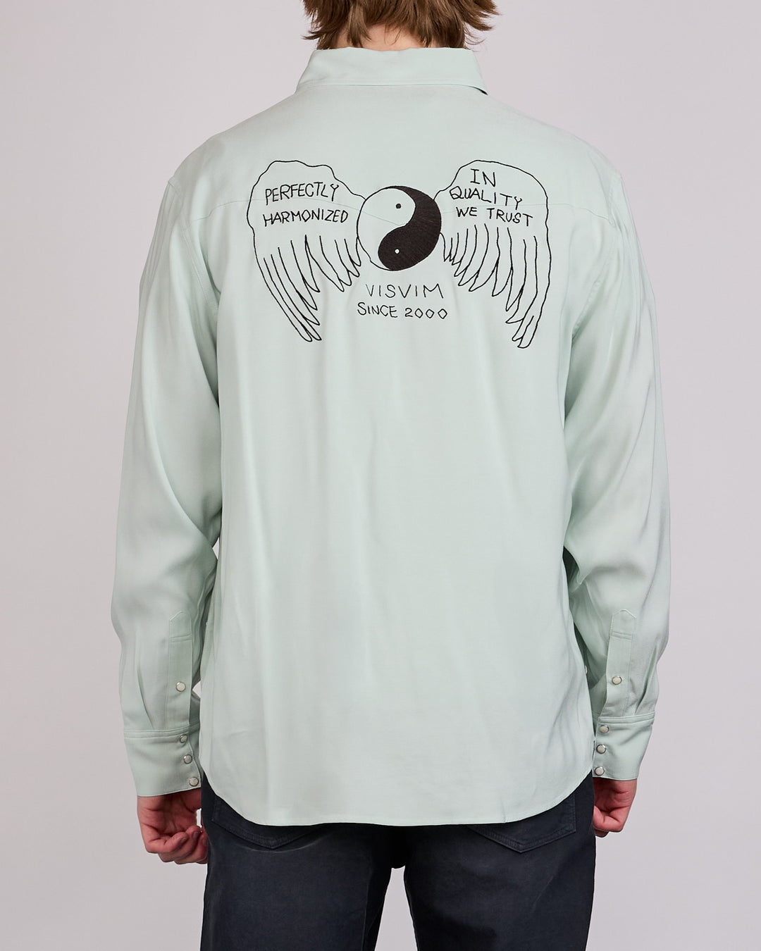 visvim Four Corners Snap Shirt Lt.Green