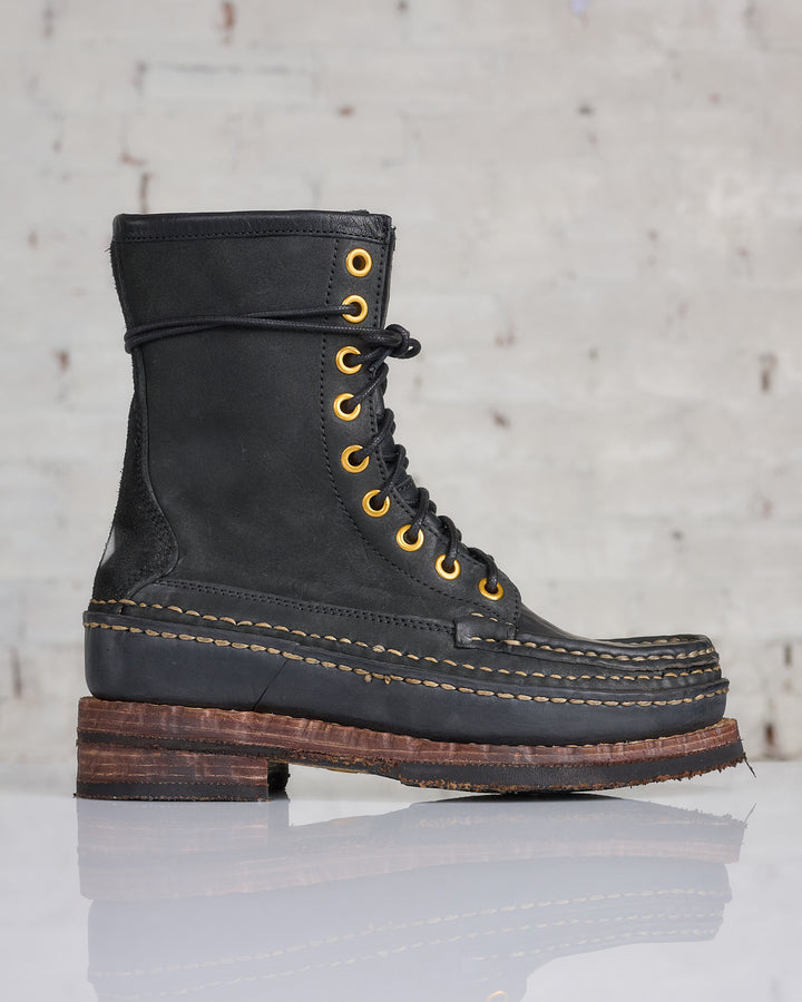 visvim Grizzly Camper Hi-Folk Boot Black