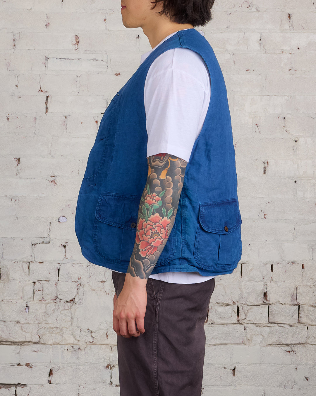 visvim Gusto Down Vest Indigo