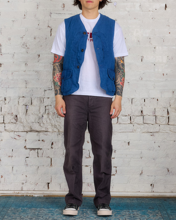 visvim Gusto Down Vest Indigo