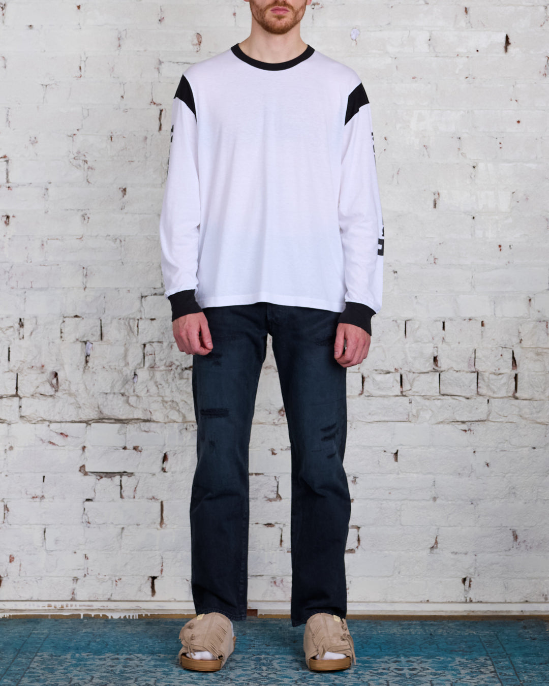 visvim I.C.T. Jumbo Tee L/S White