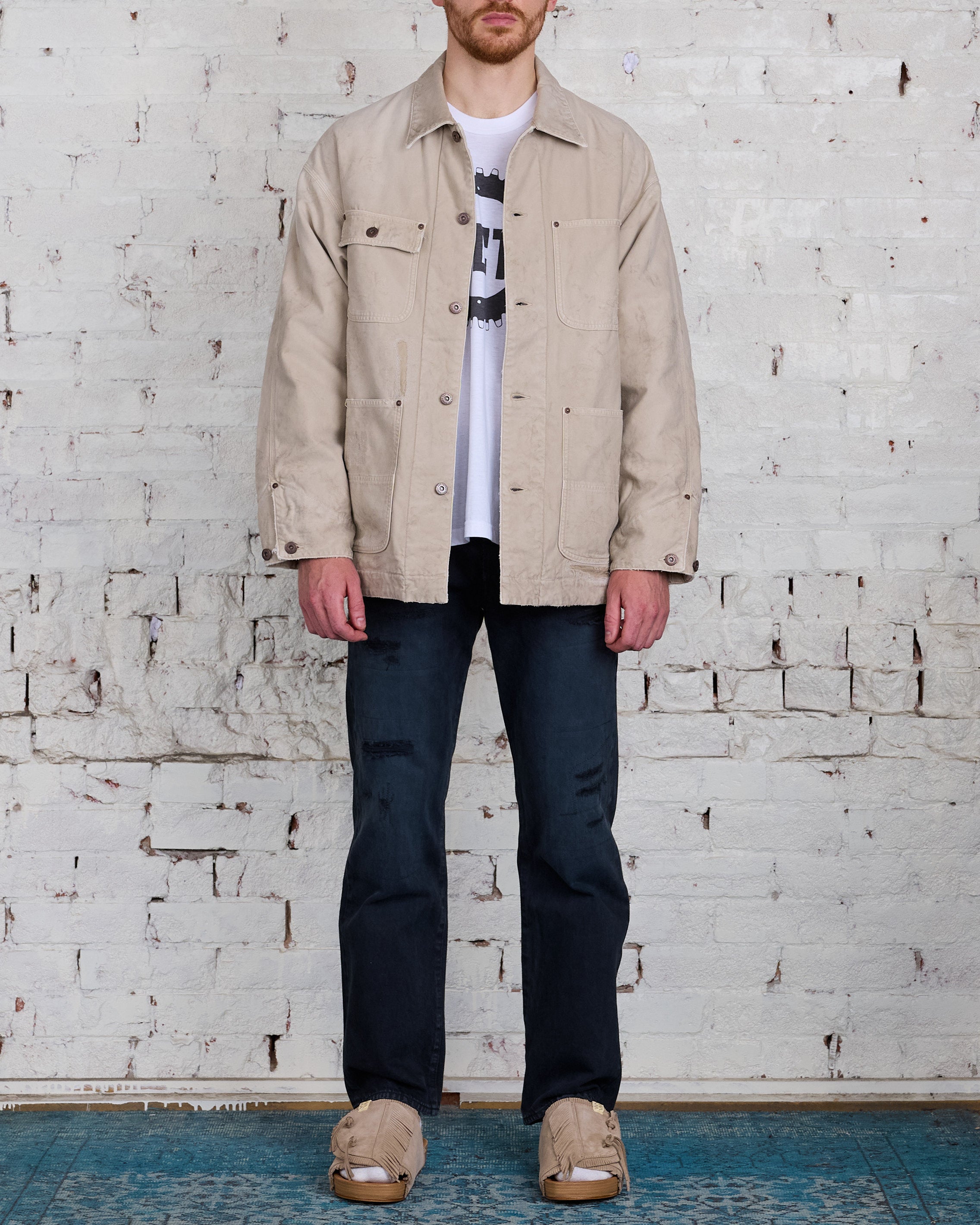 visvim I.C.T. Macray Coverall Jacket Crash Beige – LESS 17