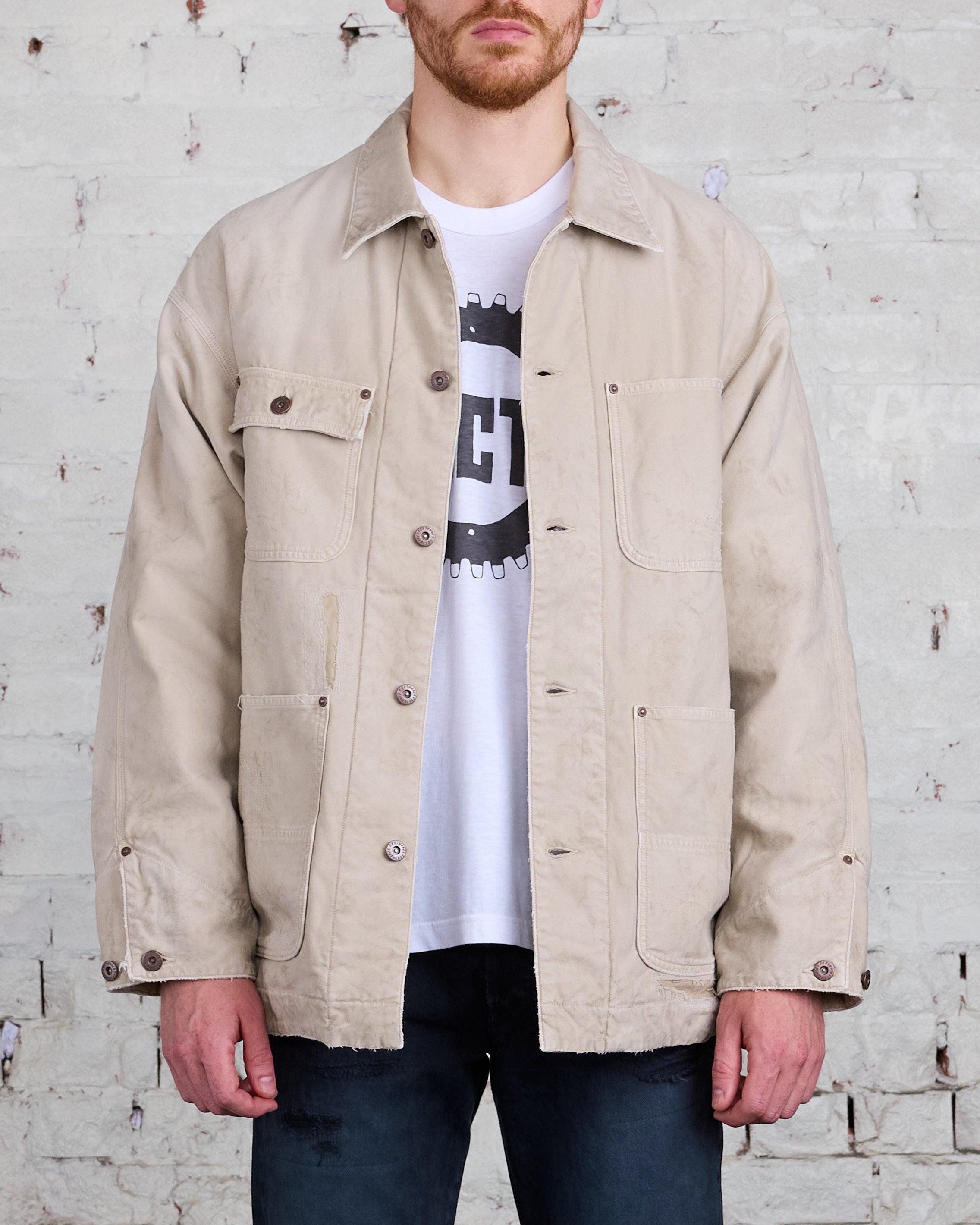 visvim I.C.T. Macray Coverall Jacket Crash Beige – LESS 17