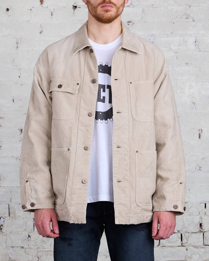 visvim I.C.T. Macray Coverall Jacket Crash Beige