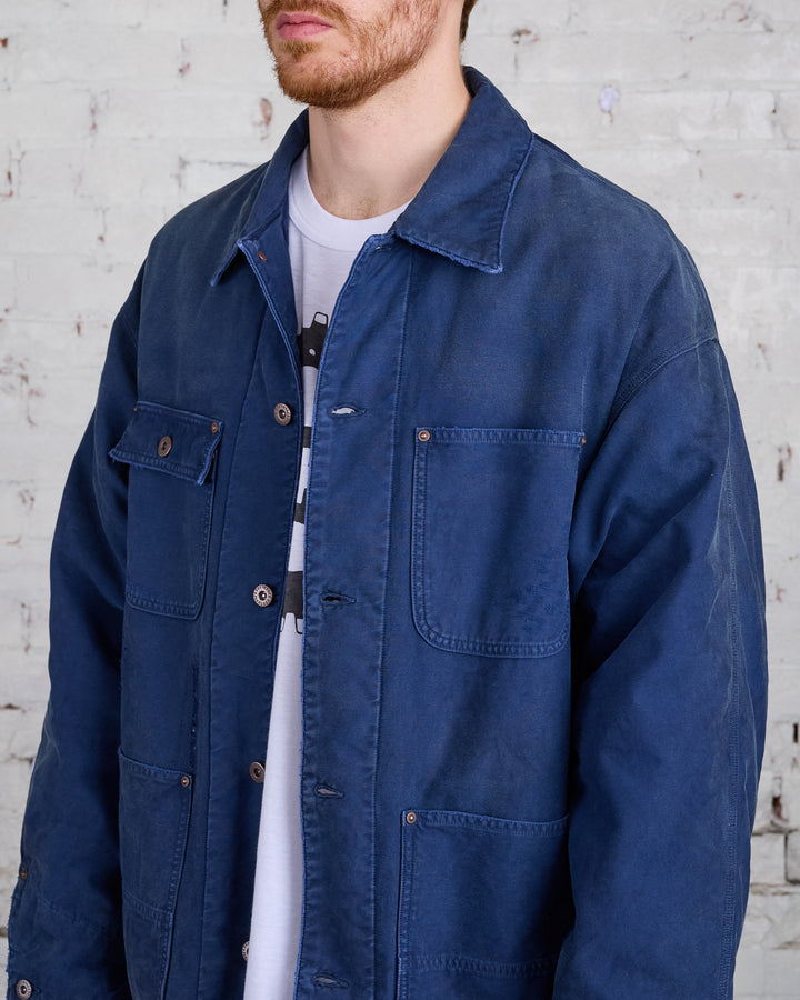 visvim I.C.T. Macray Coverall Jacket Crash Navy