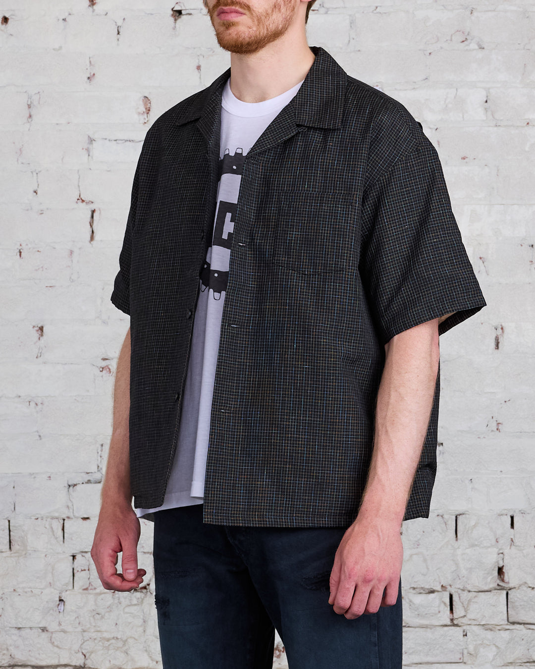 visvim I.C.T. Wallis Down Button Shirt Black