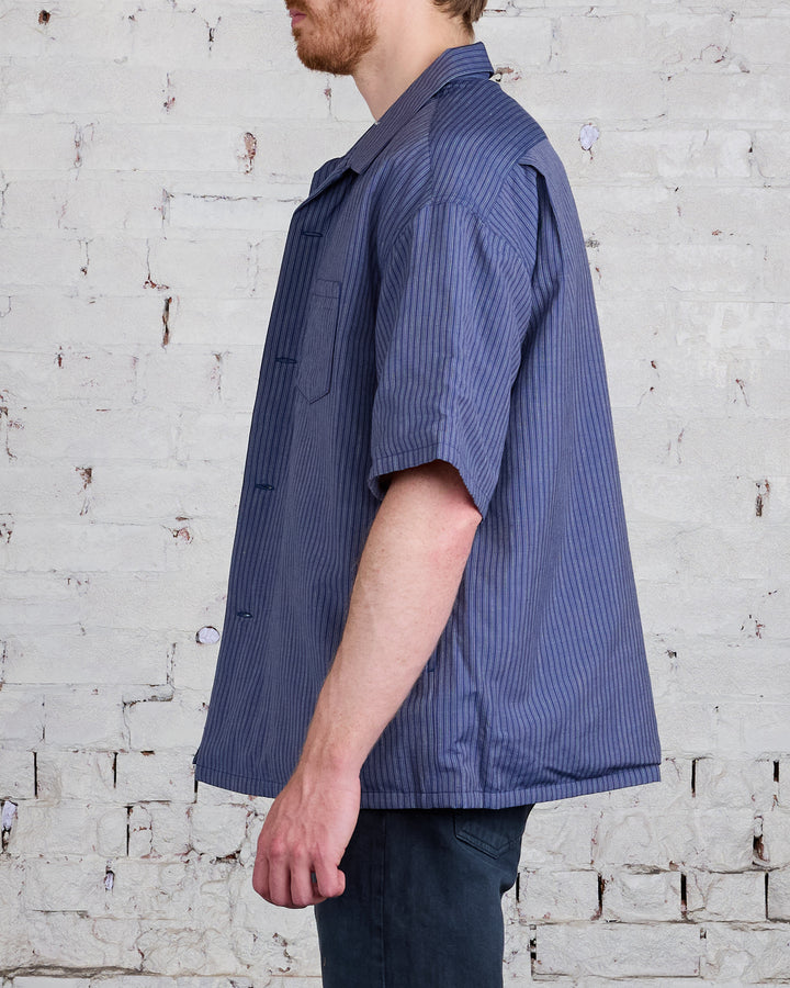 visvim I.C.T. Wallis Down Button Shirt Navy