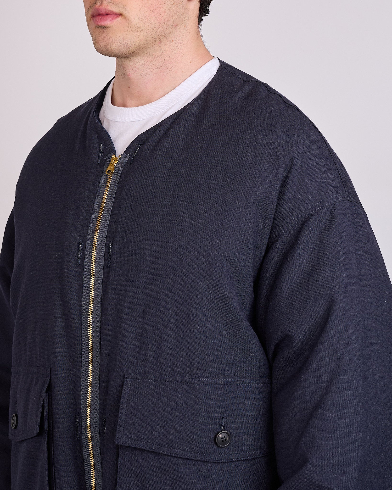 visvim Iris Down Jacket Navy – LESS 17
