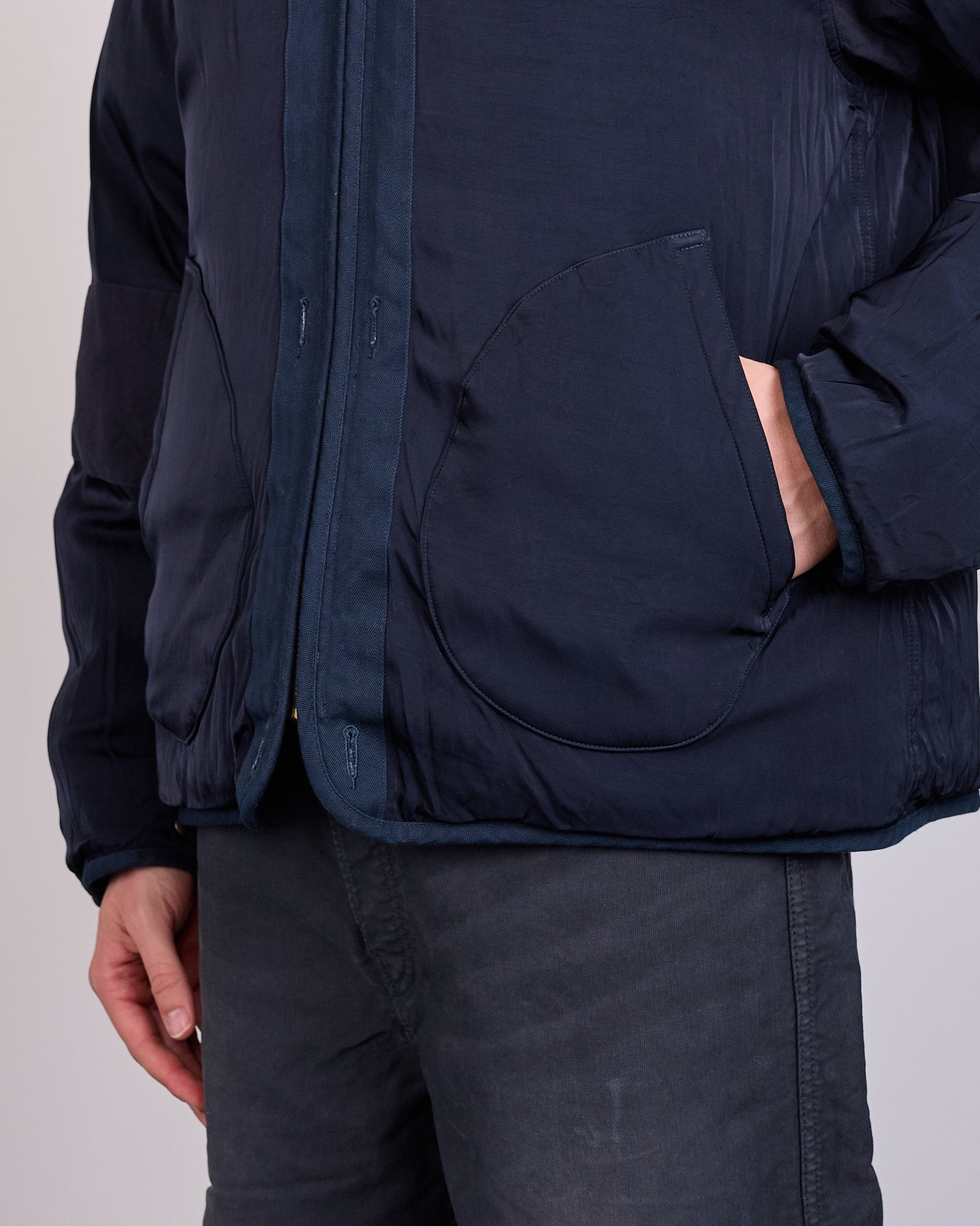 visvim Iris Down Jacket Navy – LESS 17