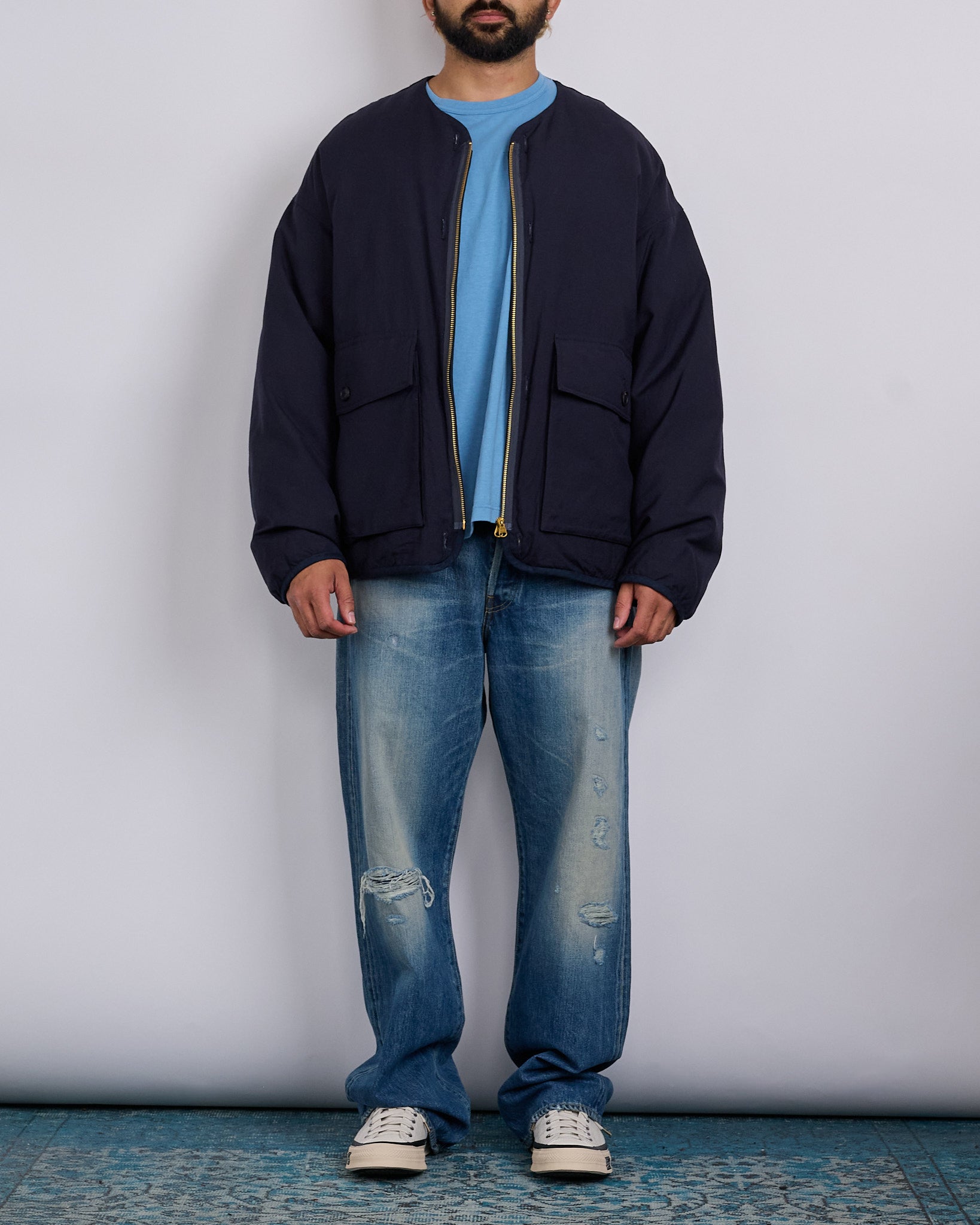 【visvim】IRIS JACKET 20ss size1 visvim Iris Down JKT Navy | HAVEN