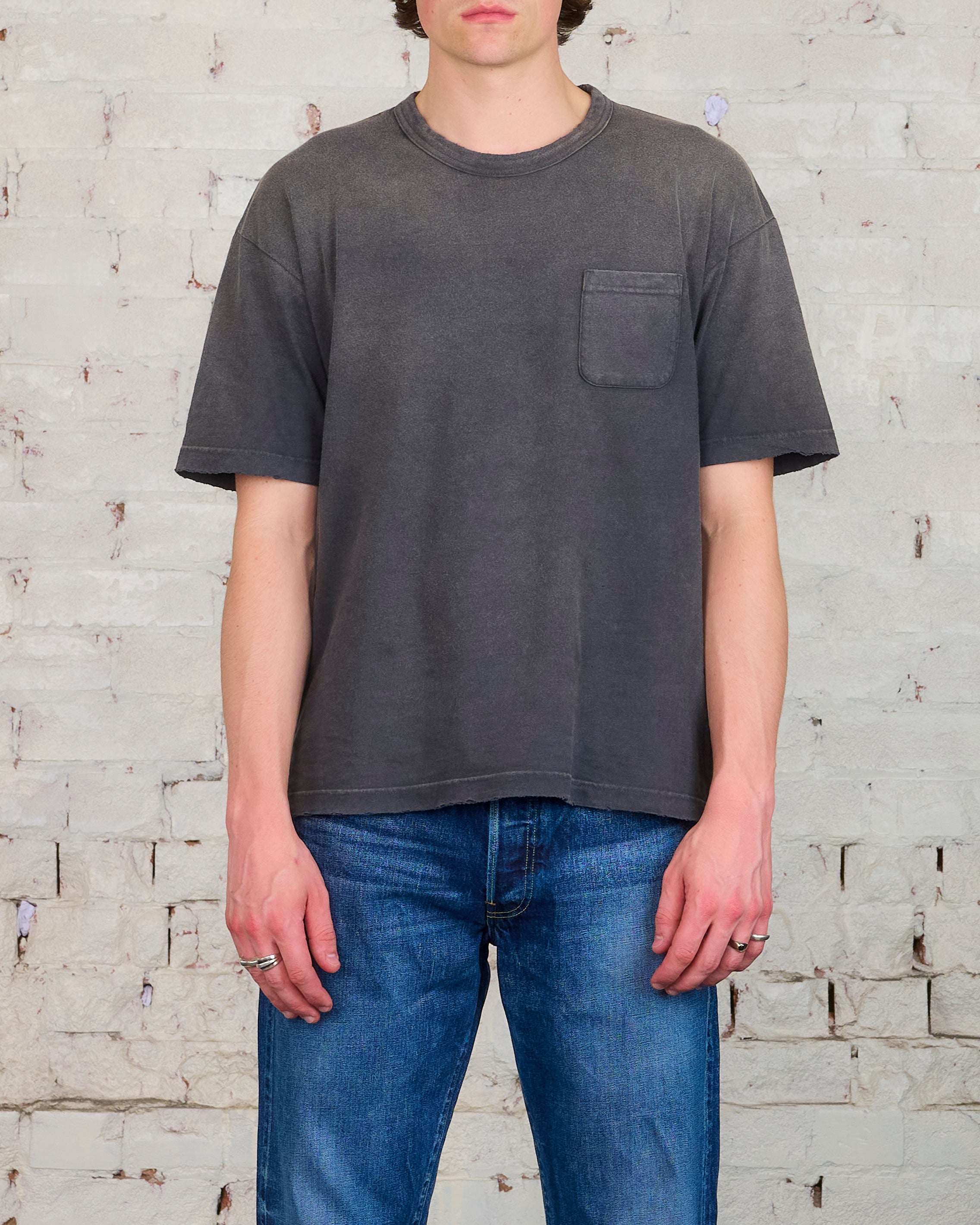 visvim Jumbo Crash T-Shirt Black