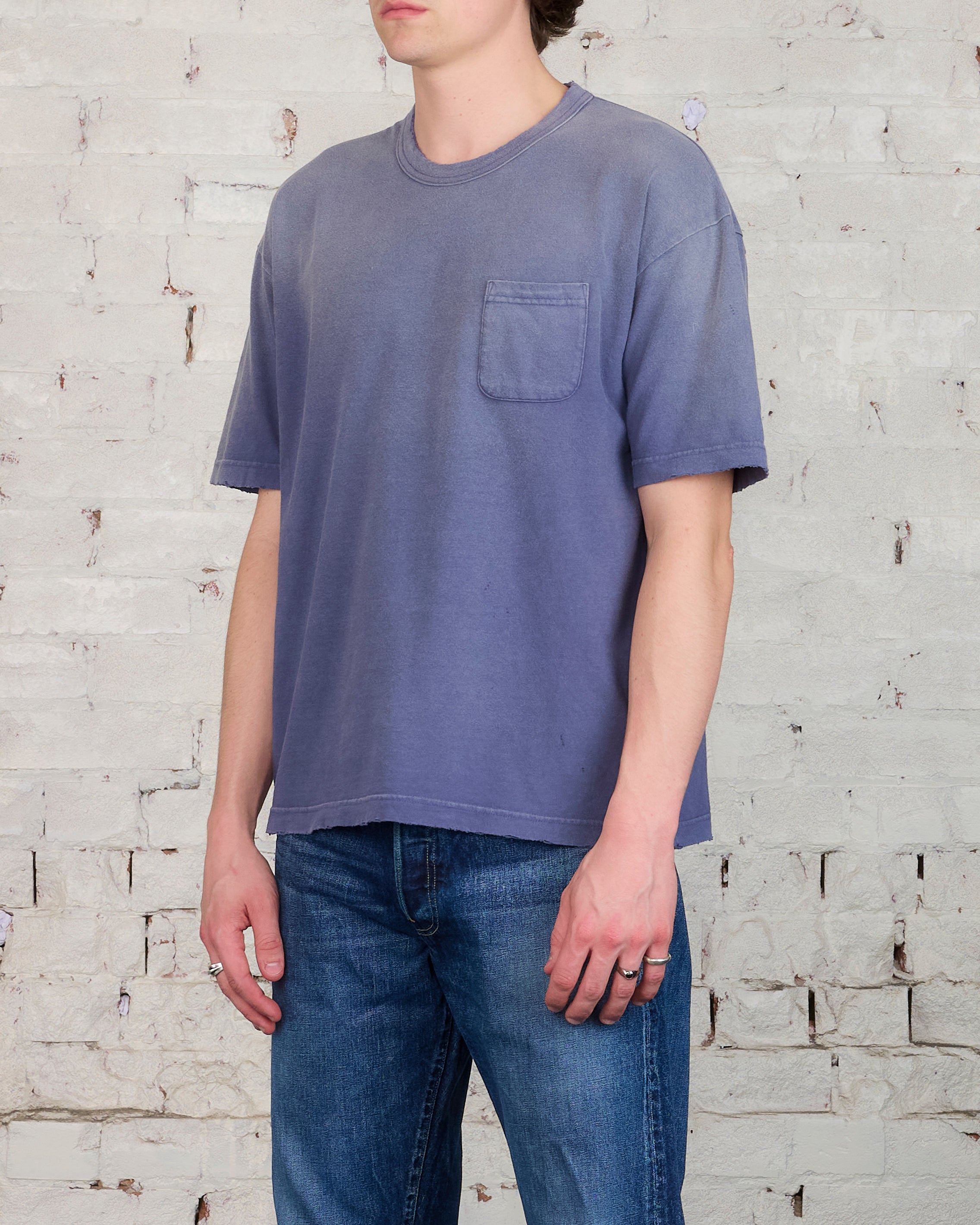 visvim Jumbo Crash T-Shirt Navy