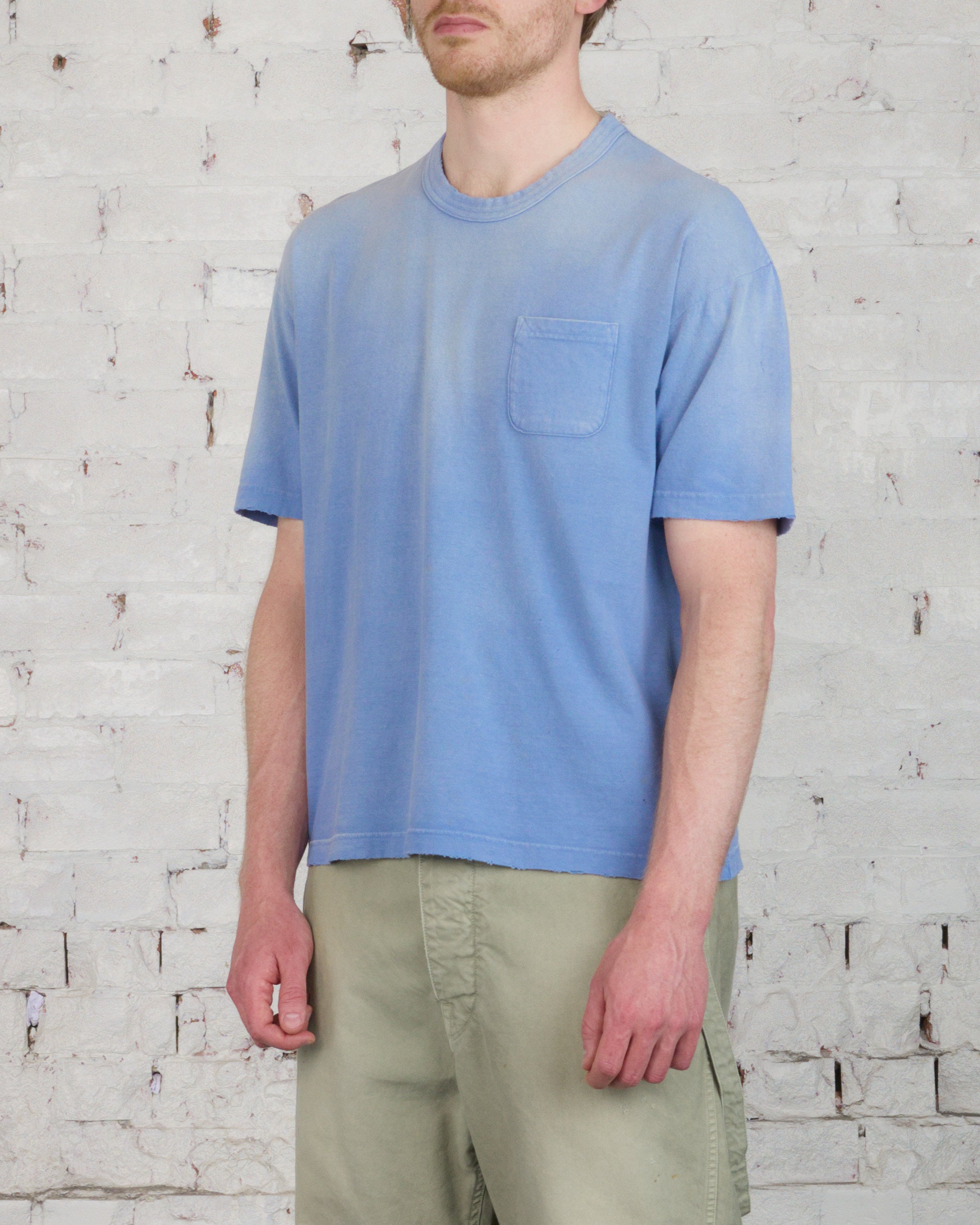 visvim Jumbo T-Shirt Crash Blue