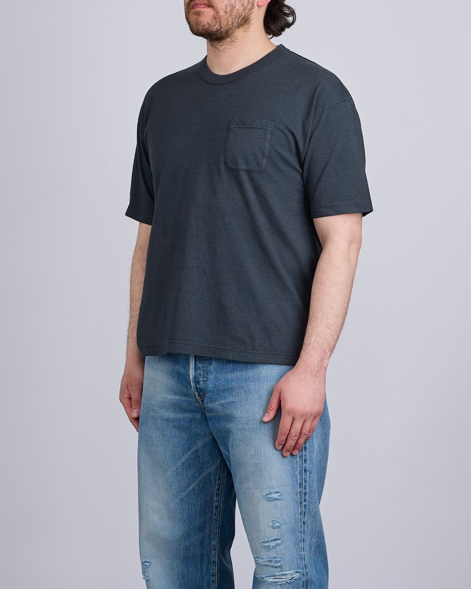 visvim Jumbo Short Sleeve T-Shirt DMGD Black – LESS 17