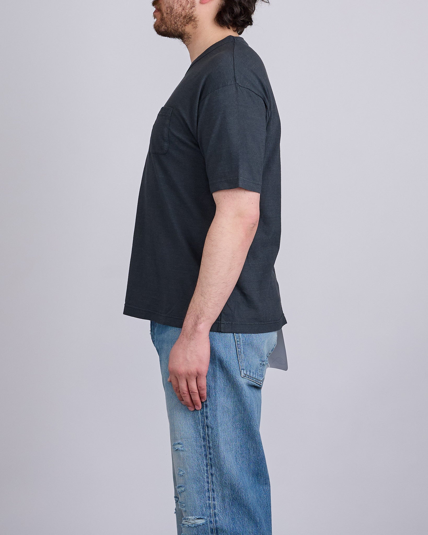 visvim Jumbo Short Sleeve T-Shirt DMGD Black – LESS 17