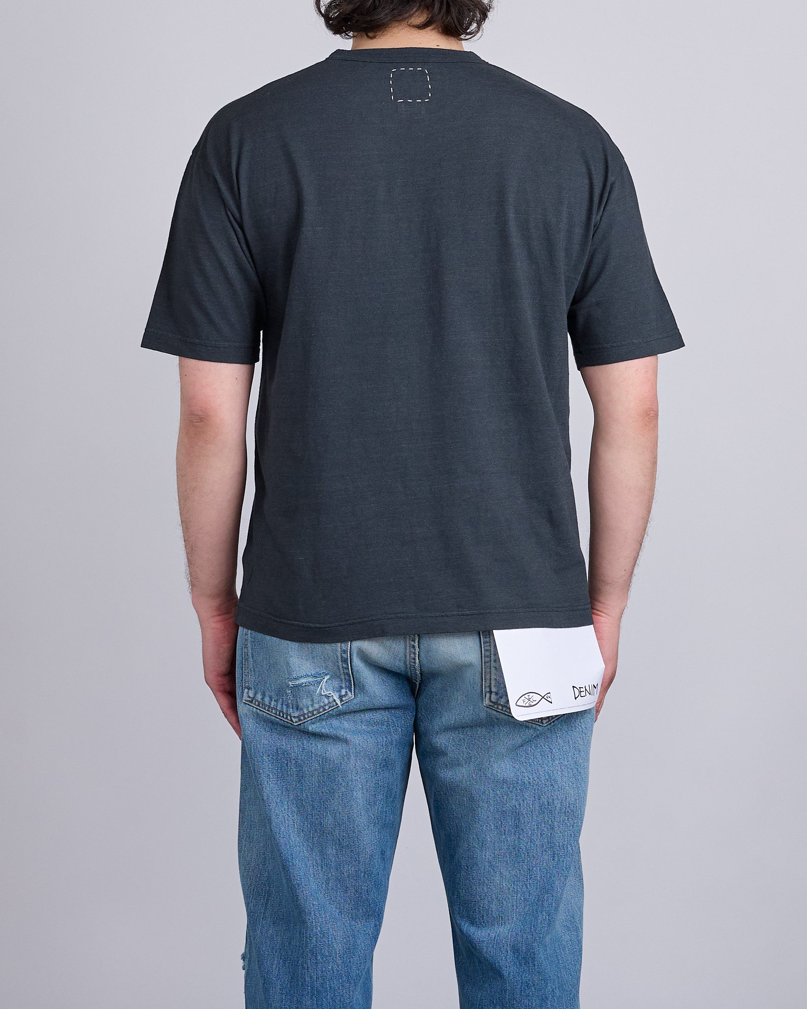 visvim Jumbo Short Sleeve T-Shirt DMGD Black – LESS 17