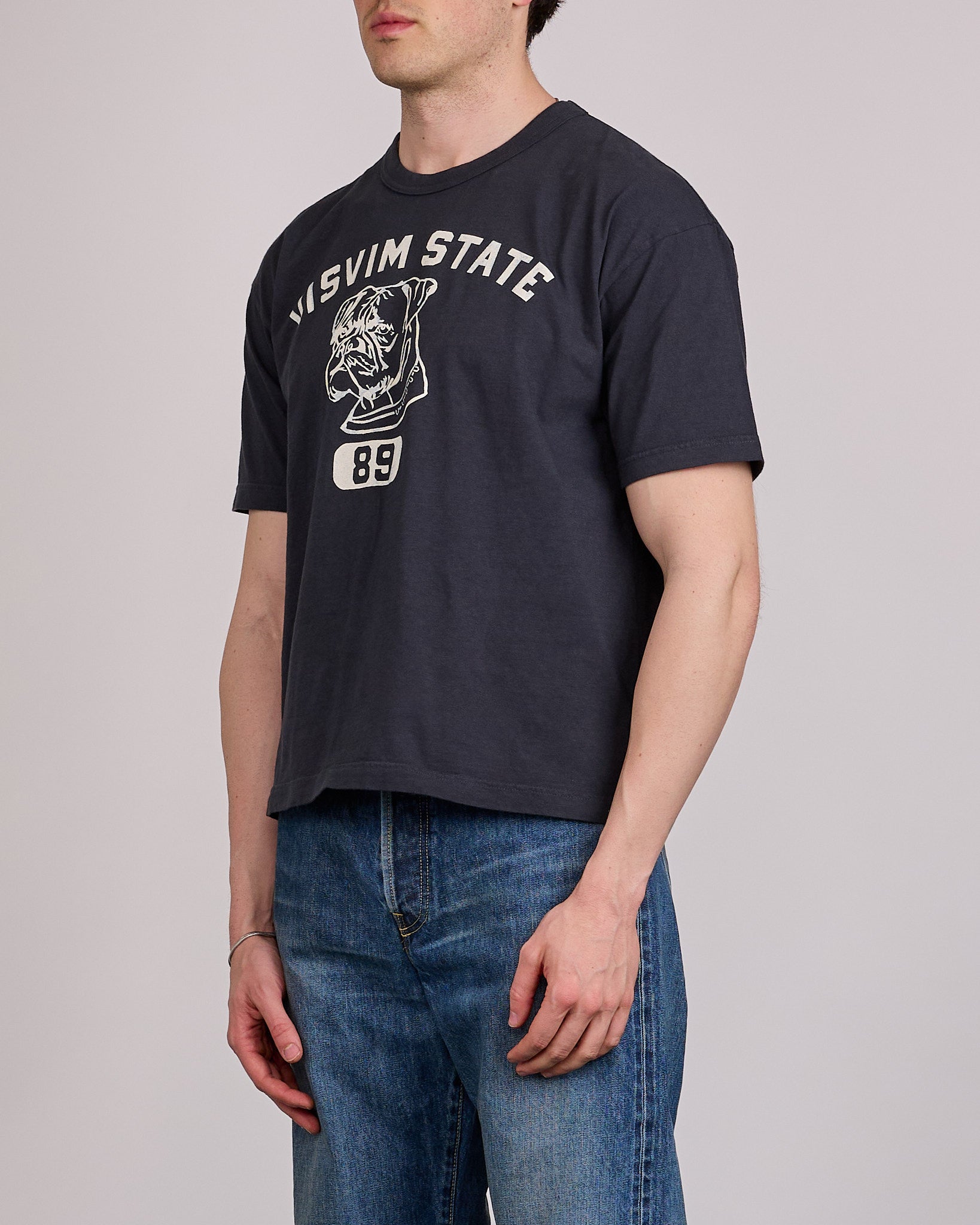 visvim Jumbo T-Shirt 89 DMGD Black – LESS 17