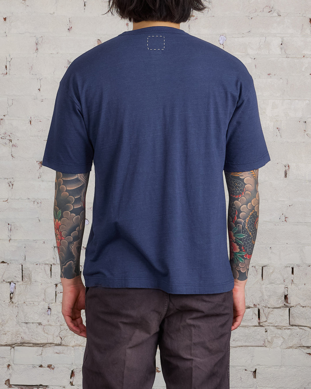 visvim Jumbo T-Shirt Short Sleeve Navy