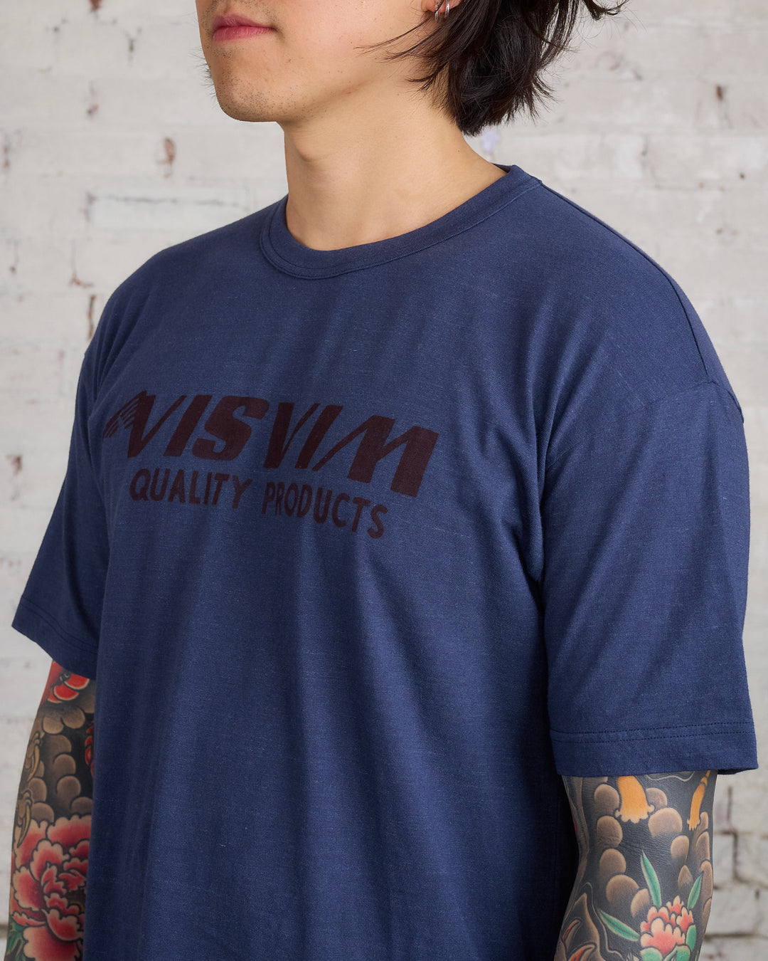 visvim Jumbo T-Shirt Short Sleeve Navy