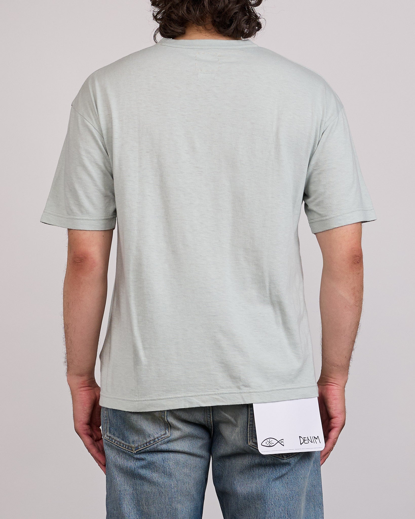 visvim Jumbo T-Shirt Tiger Man T-Shirt Lt.Blue – LESS 17