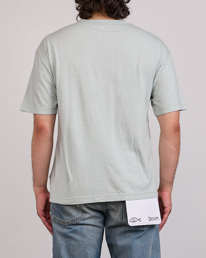 visvim Jumbo T-Shirt Tiger Man T-Shirt Lt.Blue