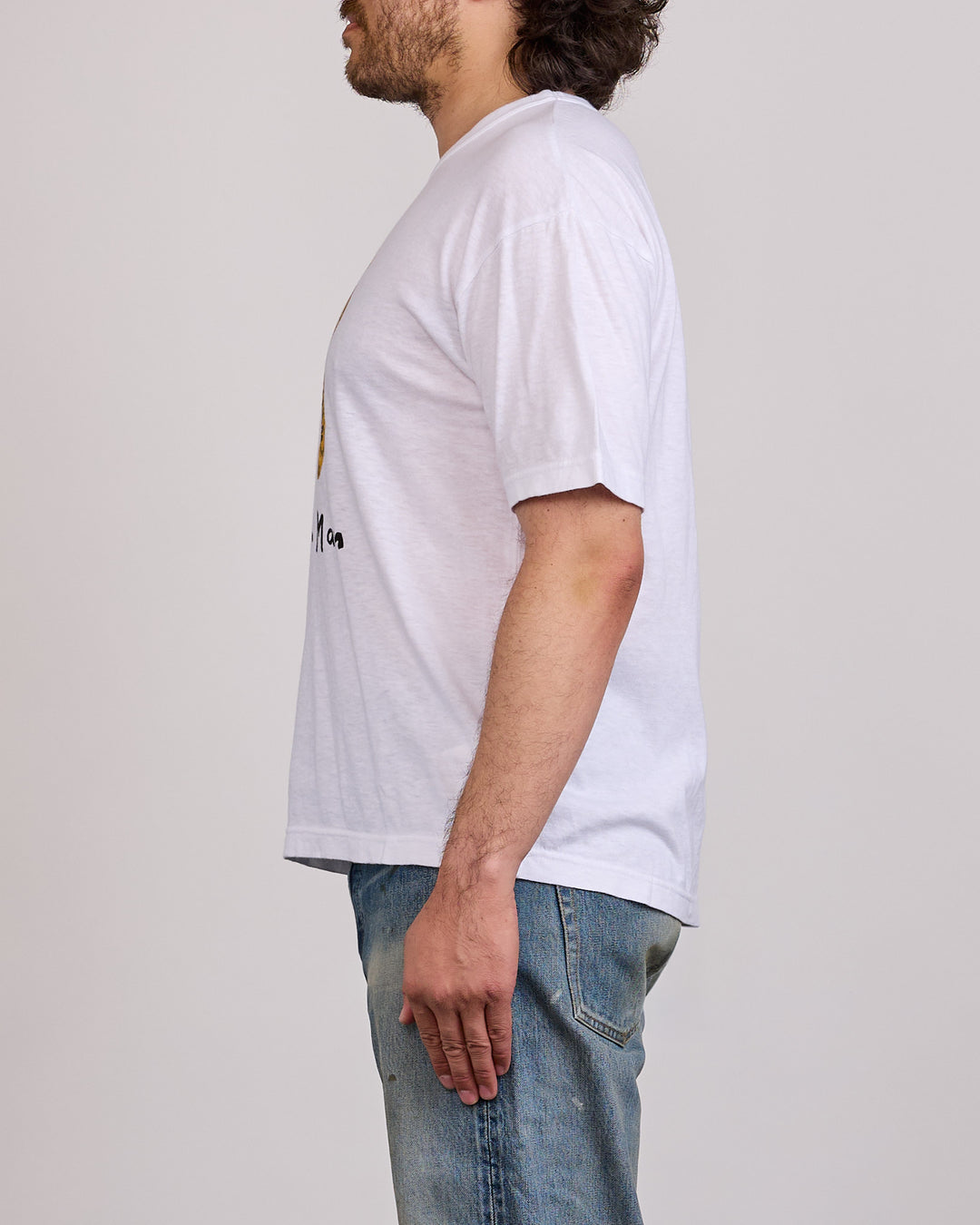 visvim Jumbo T-Shirt Tiger Man T-Shirt White