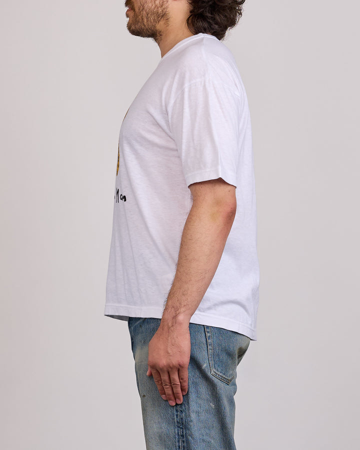 visvim Jumbo T-Shirt Tiger Man T-Shirt White