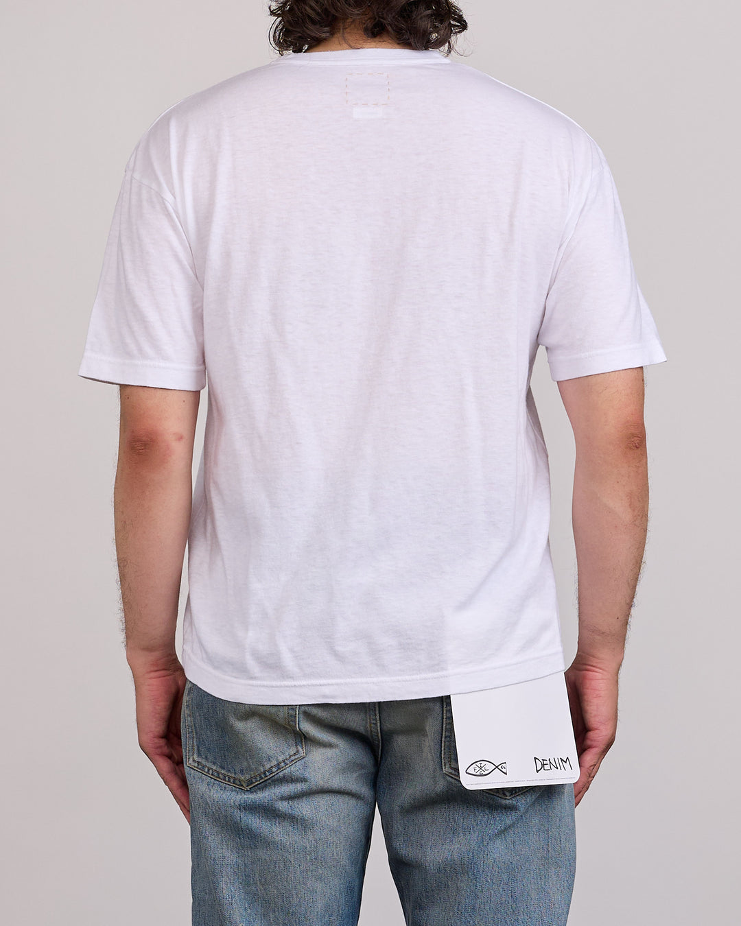 visvim Jumbo T-Shirt Tiger Man T-Shirt White