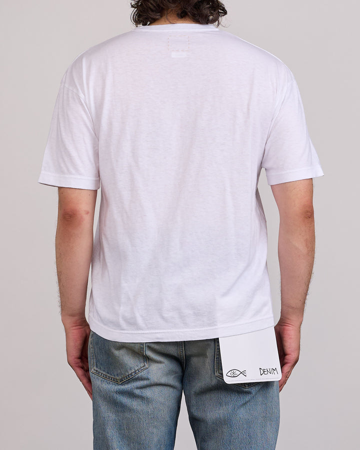 visvim Jumbo T-Shirt Tiger Man T-Shirt White