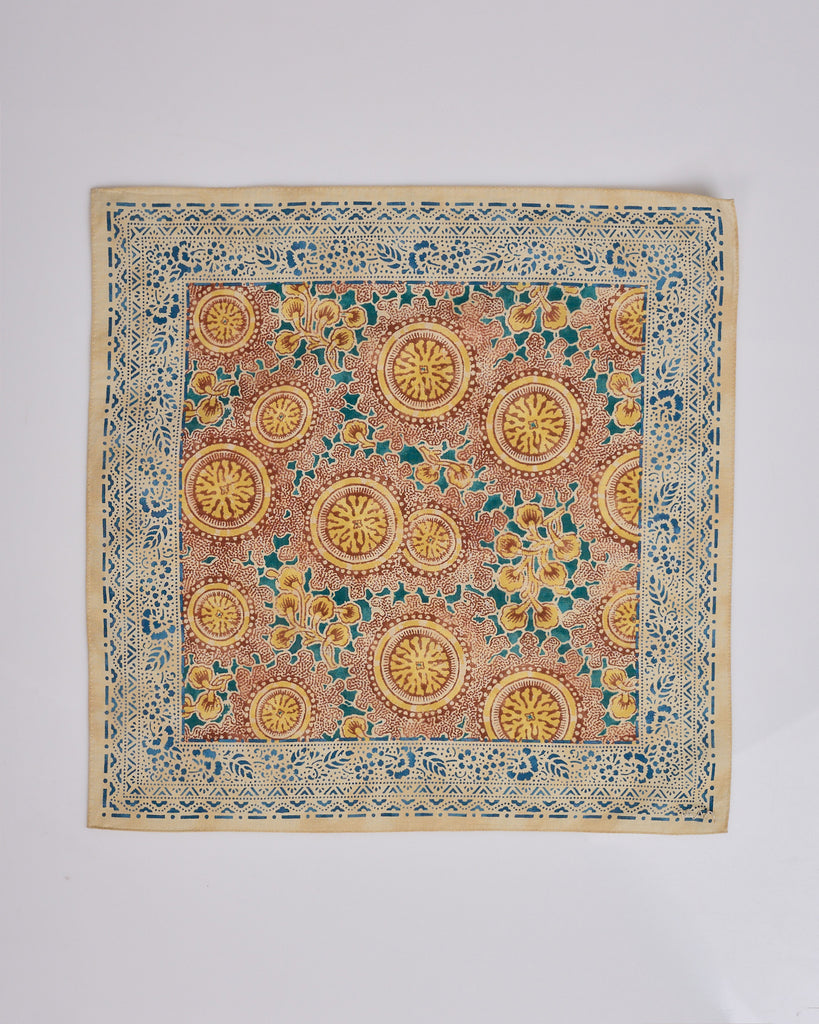 visvim Khadi Pattern Bandana Ivory – LESS 17