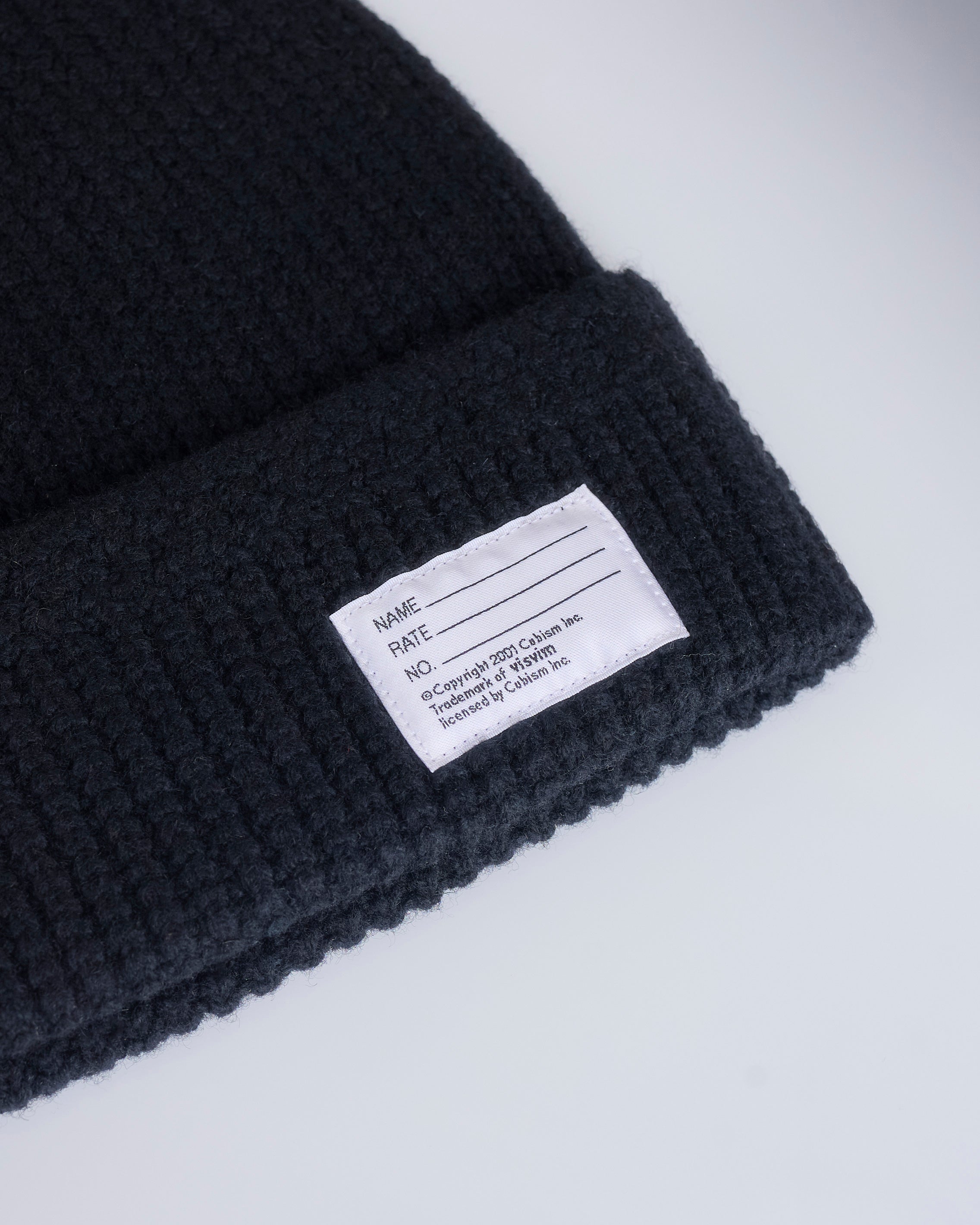 visvim Knit Beanie (W/WS) Black – LESS 17