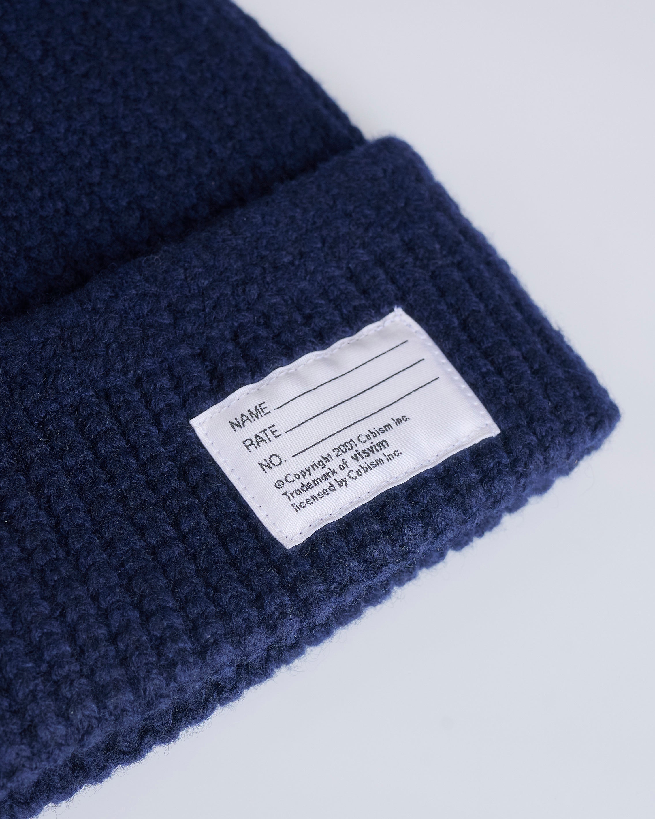 visvim Knit Beanie (W/WS) Navy