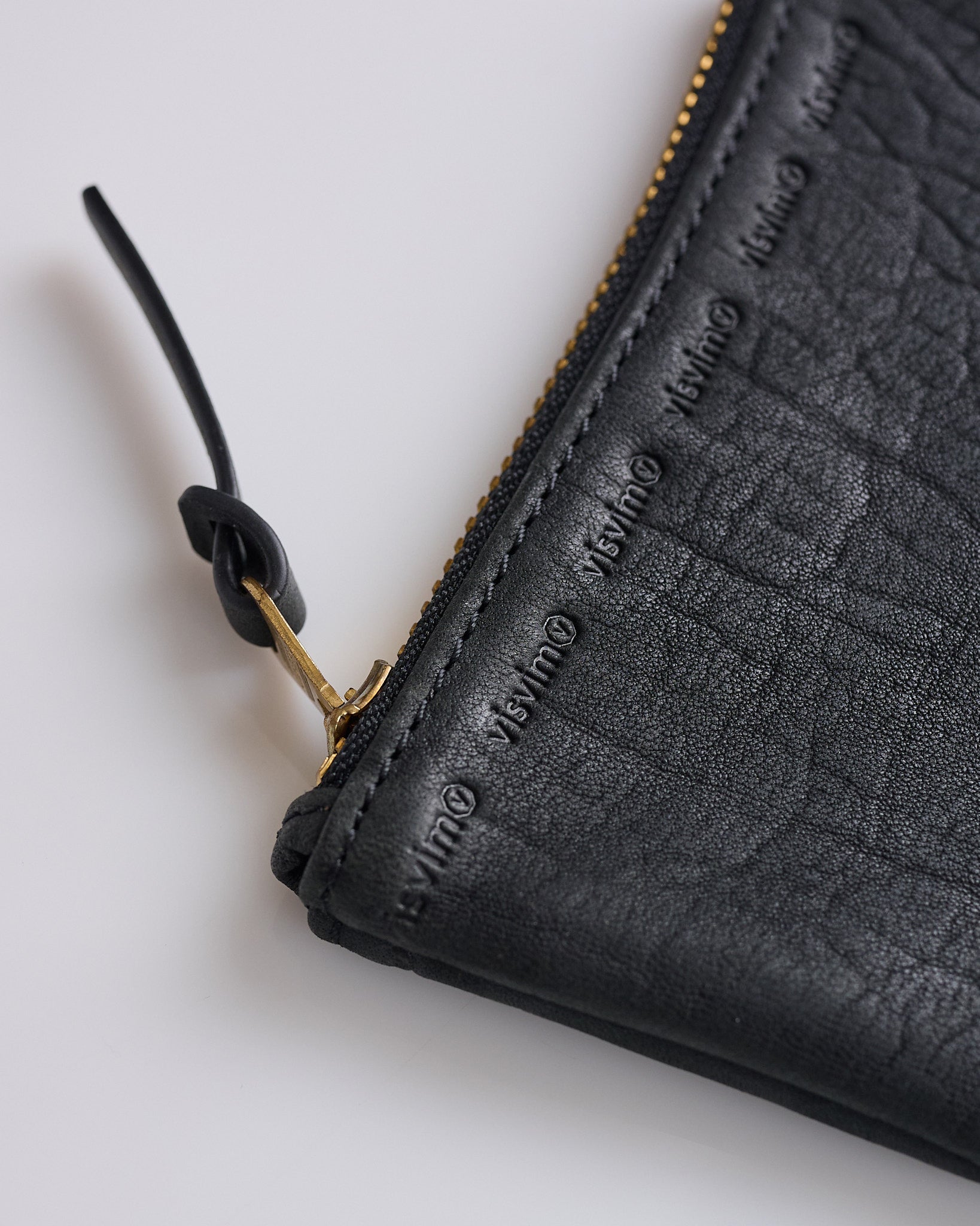 visvim Leather Wallet Black – LESS 17
