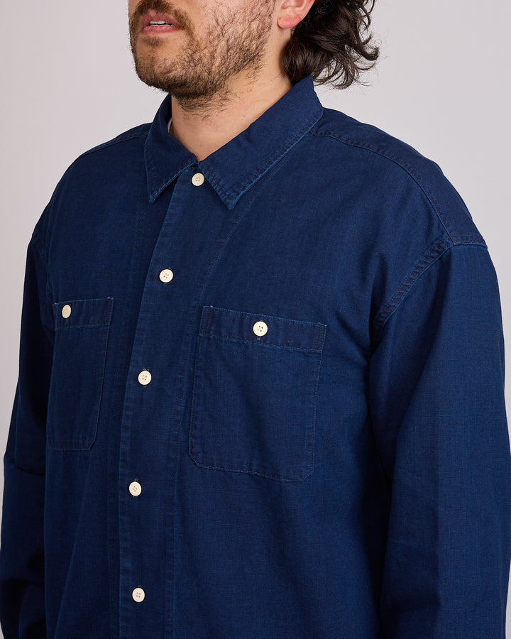 visvim Lumber Button Shirt Indigo
