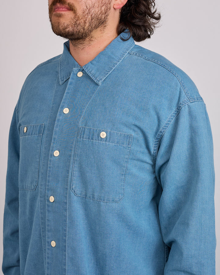 visvim Lumber Button Shirt Lt.Indigo