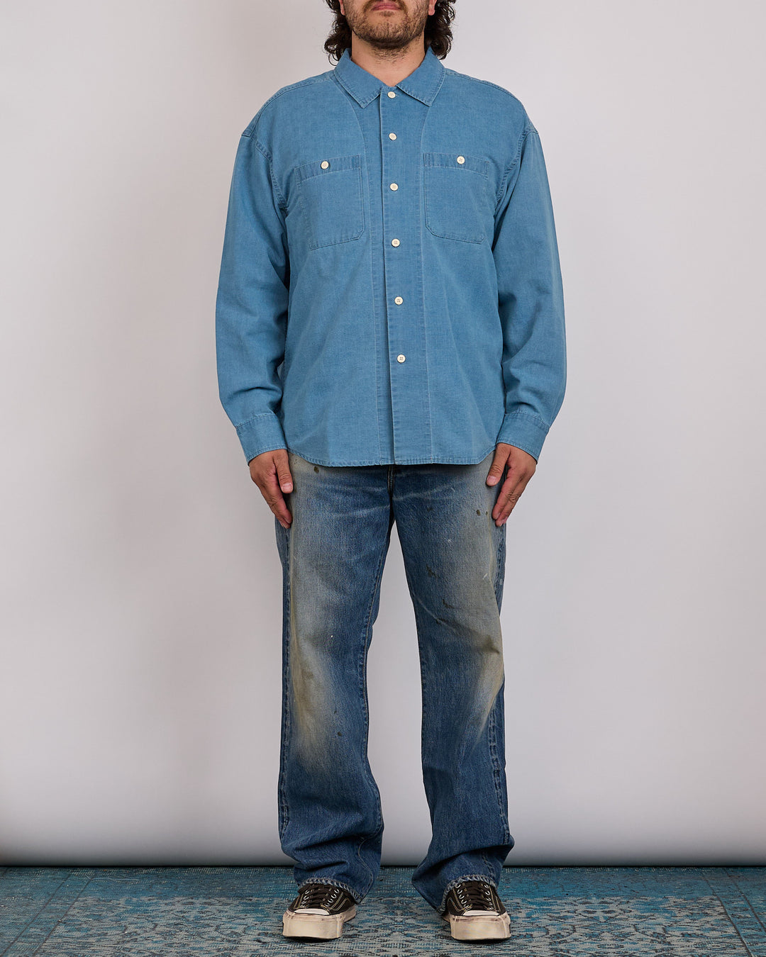 visvim Lumber Button Shirt Lt.Indigo
