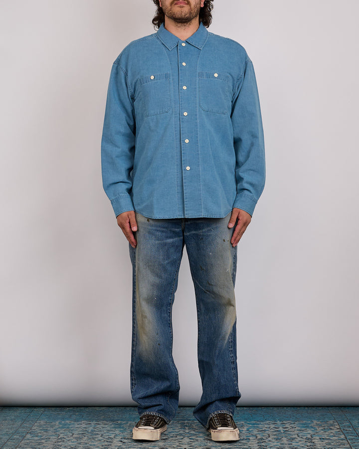 visvim Lumber Button Shirt Lt.Indigo