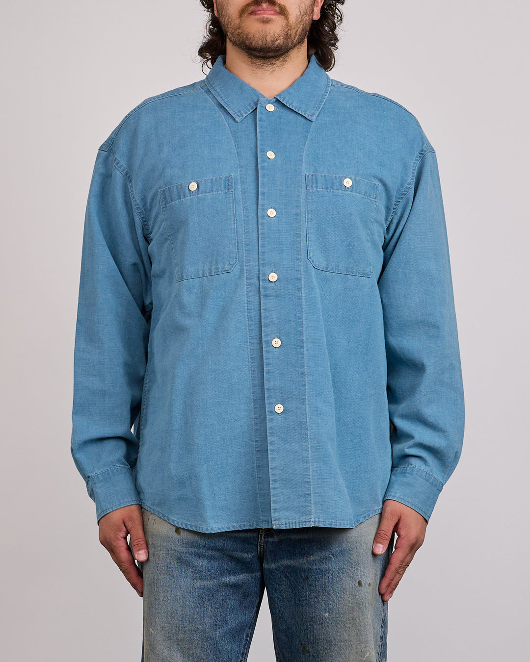 visvim Lumber Button Shirt Lt.Indigo