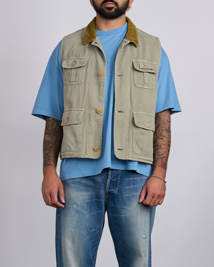 visvim Matto Hunting Vest Lt.Green