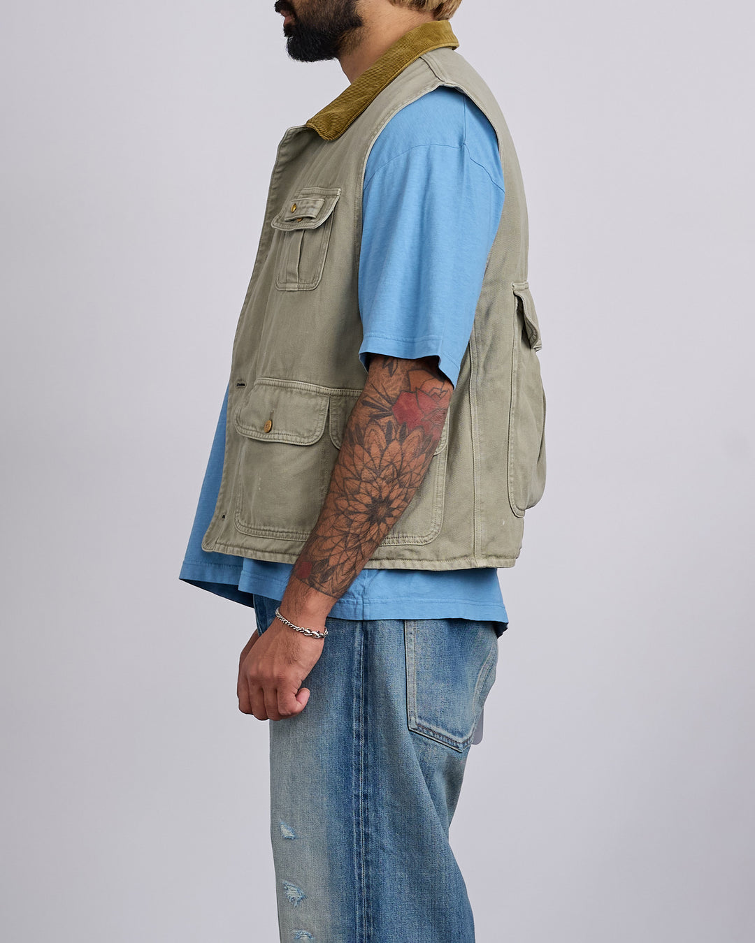 visvim Matto Hunting Vest Lt.Green