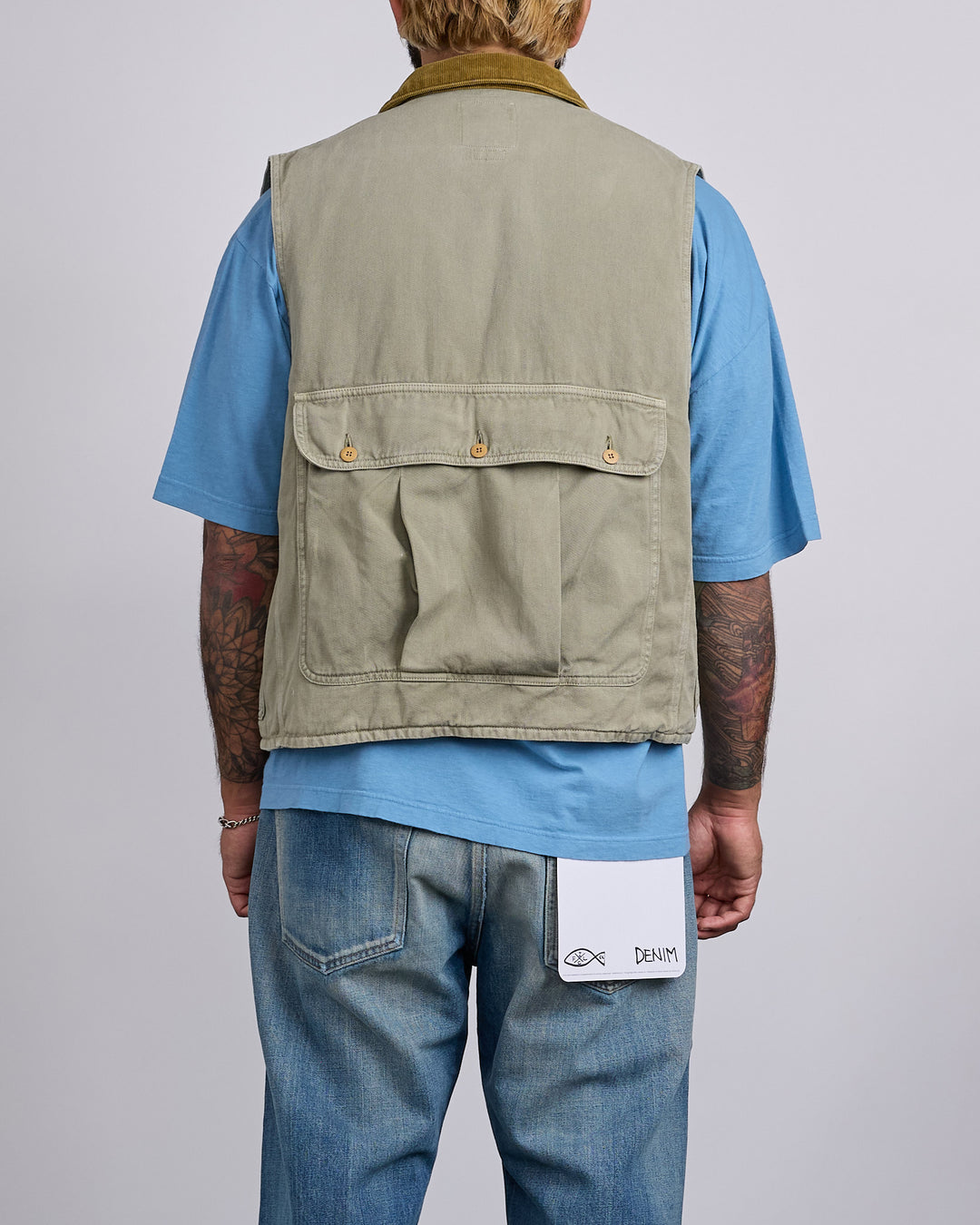 visvim Matto Hunting Vest Lt.Green